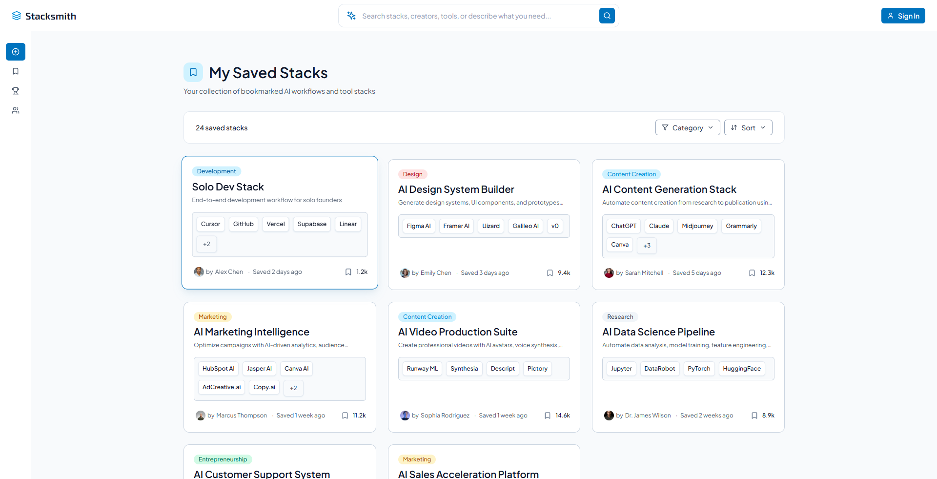 Stacksmith: AI Tool Stack Discovery — image 3