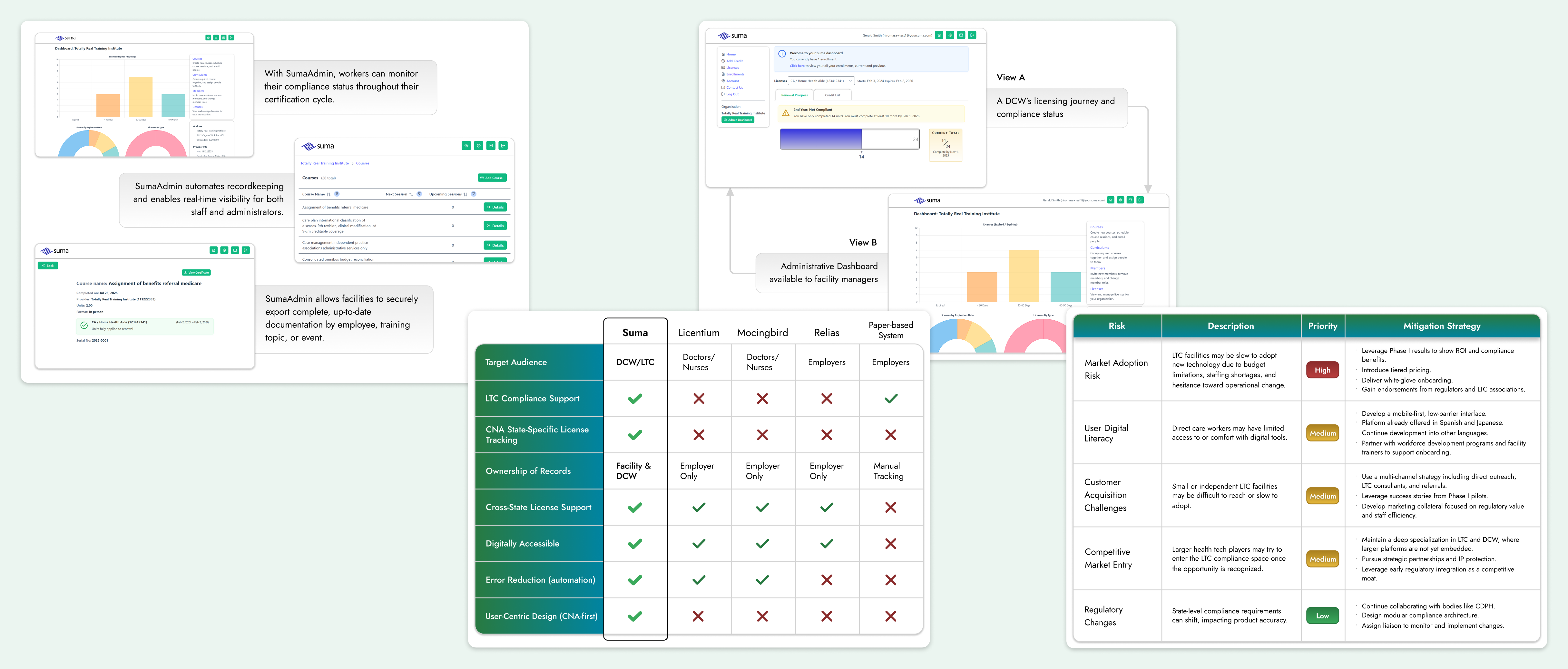 Commercialization Plan Diagrams screenshot